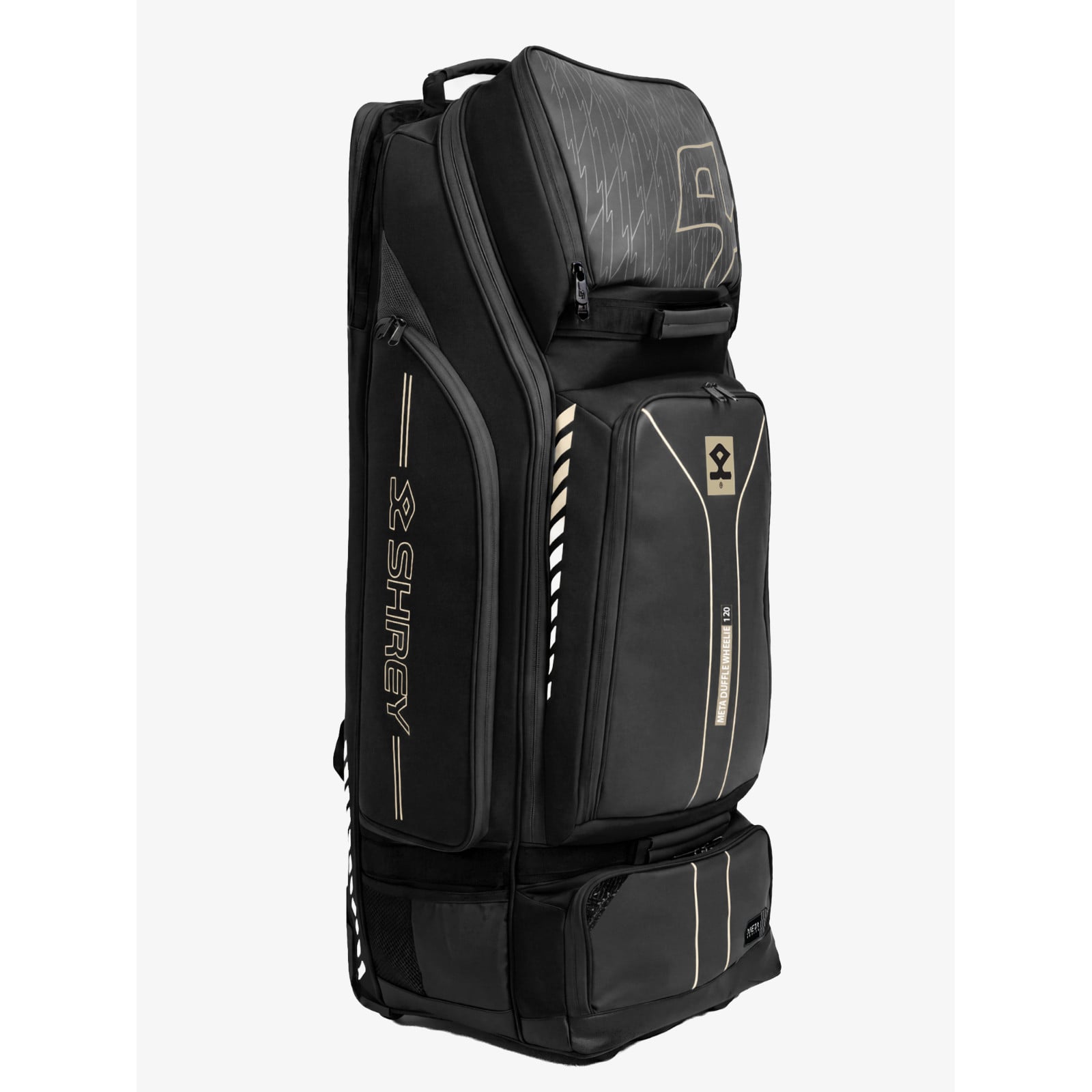 Shrey Meta VR Duffle Wheelie 120 - Black (2027) - Home