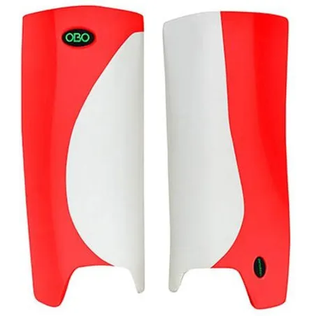 OBO Robo Hi-Rebound Beinschützer - Weiß/Rot