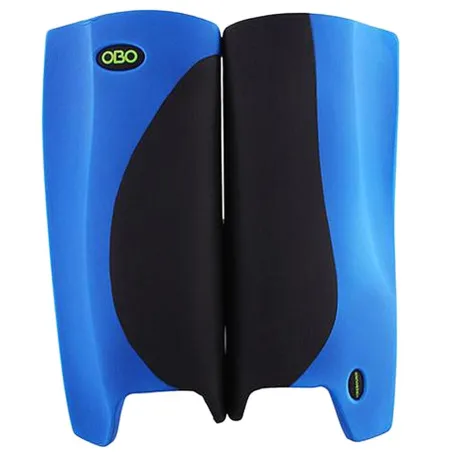 OBO Robo Hi-Rebound Legguards - Zwart / Blauw - Beenbeschermers