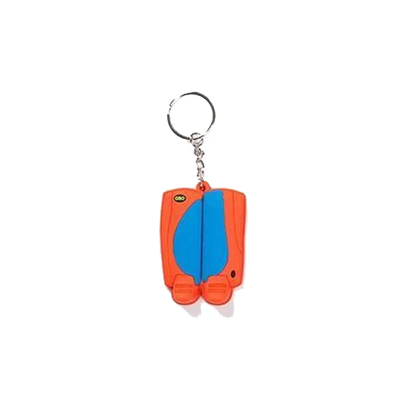 OBO Mini Legguard/Kicker Keyring - Blue / Orange