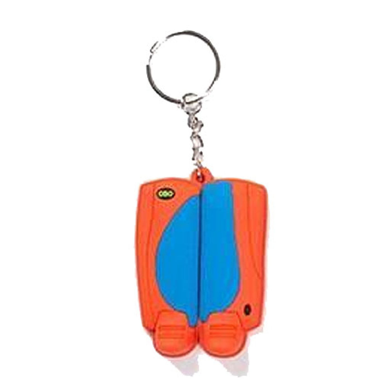 OBO Mini Legguard/Kicker Keyring - Blue / Orange