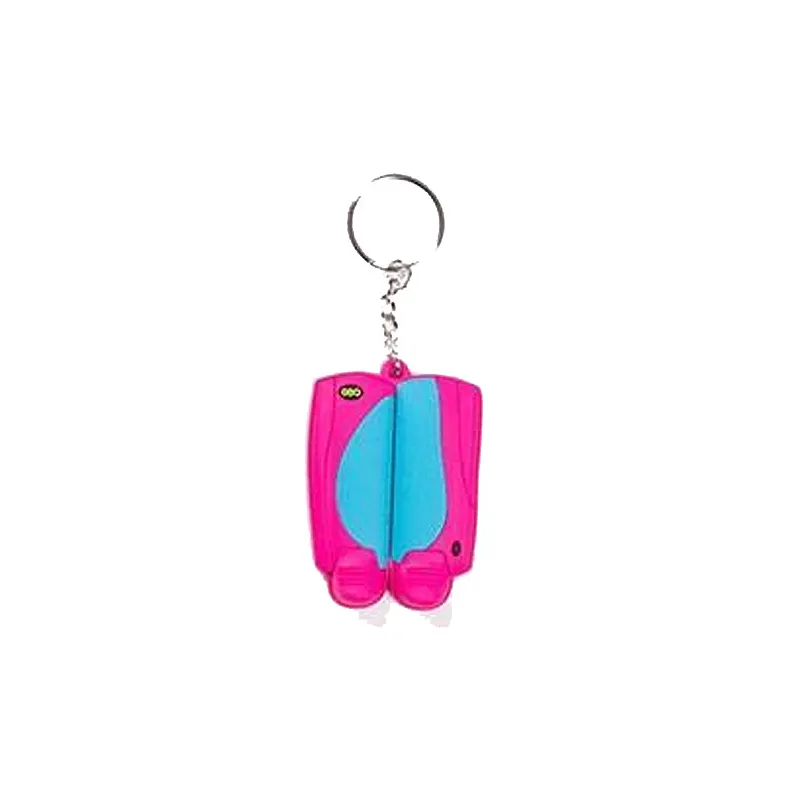 OBO Mini Legguard / Kicker sleutelhanger - Peron blauw / roze