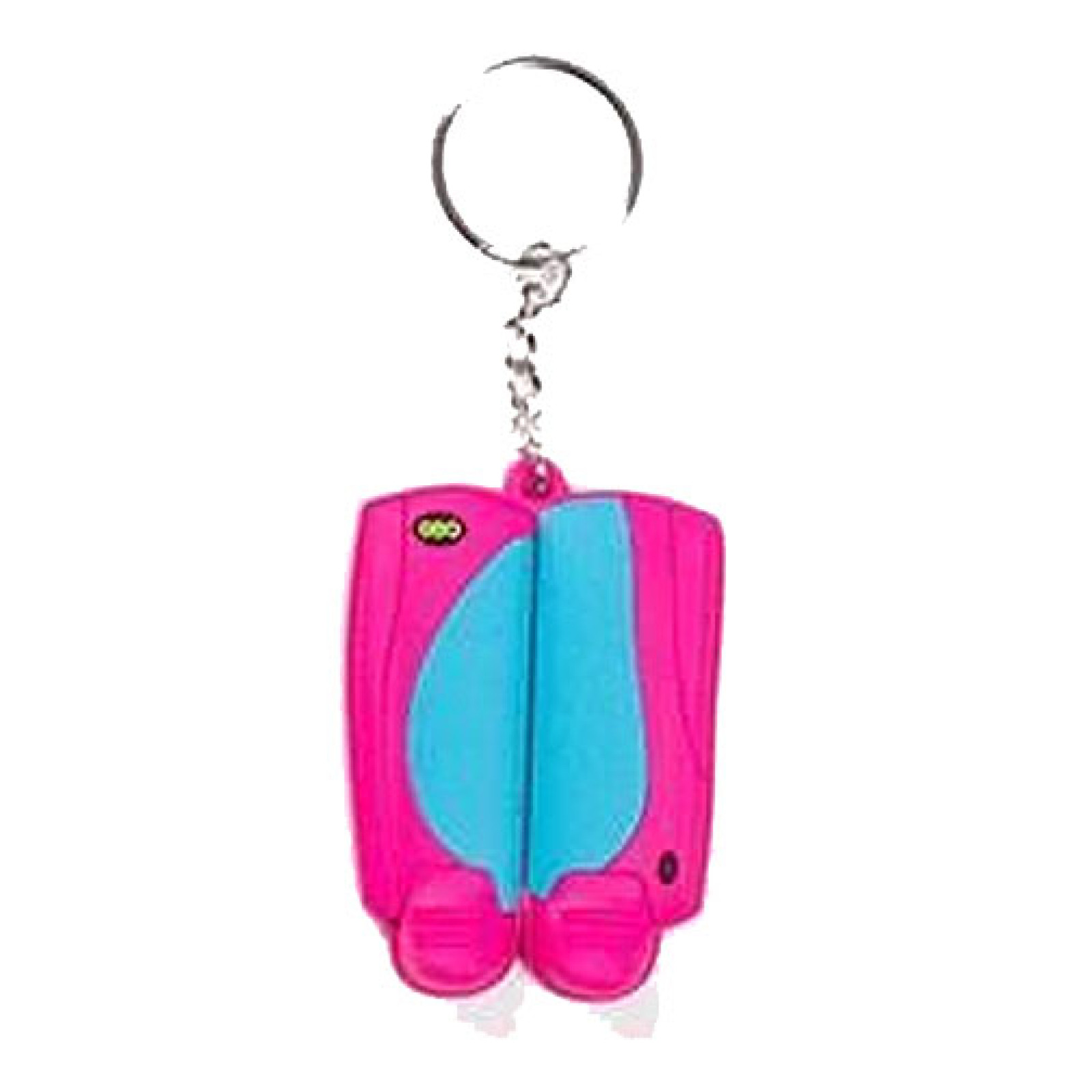 OBO Mini Legguard/Kicker Keyring - Peron Blue / Pink