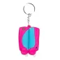 OBO Mini Legguard / Kicker sleutelhanger - Peron blauw / roze