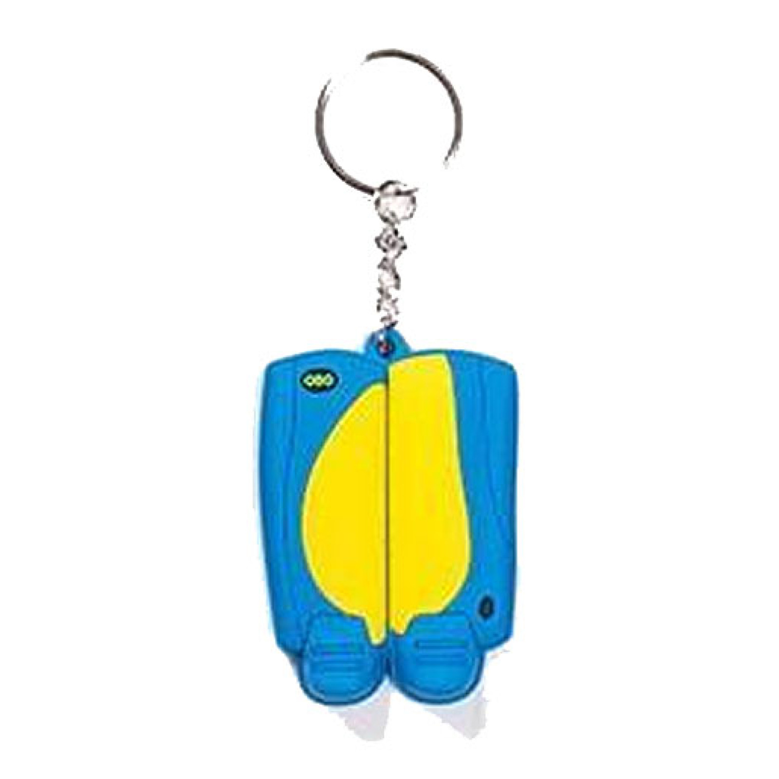 OBO Mini Legguard/Kicker Keyring - Yellow / Blue - Porte-clés OBO Mini Legguard / Kicker - Jaune / Bleu -
