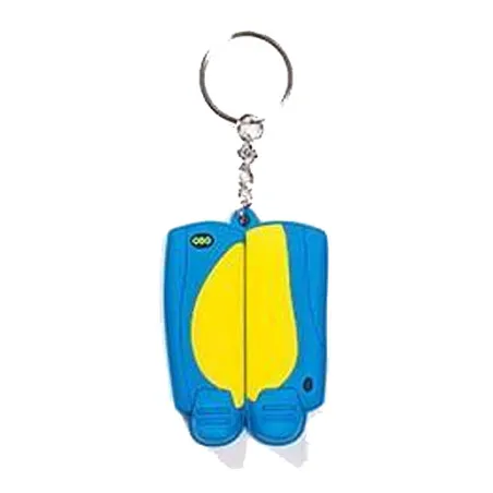 Porte-clés OBO Mini Legguard / Kicker - Jaune / Bleu -