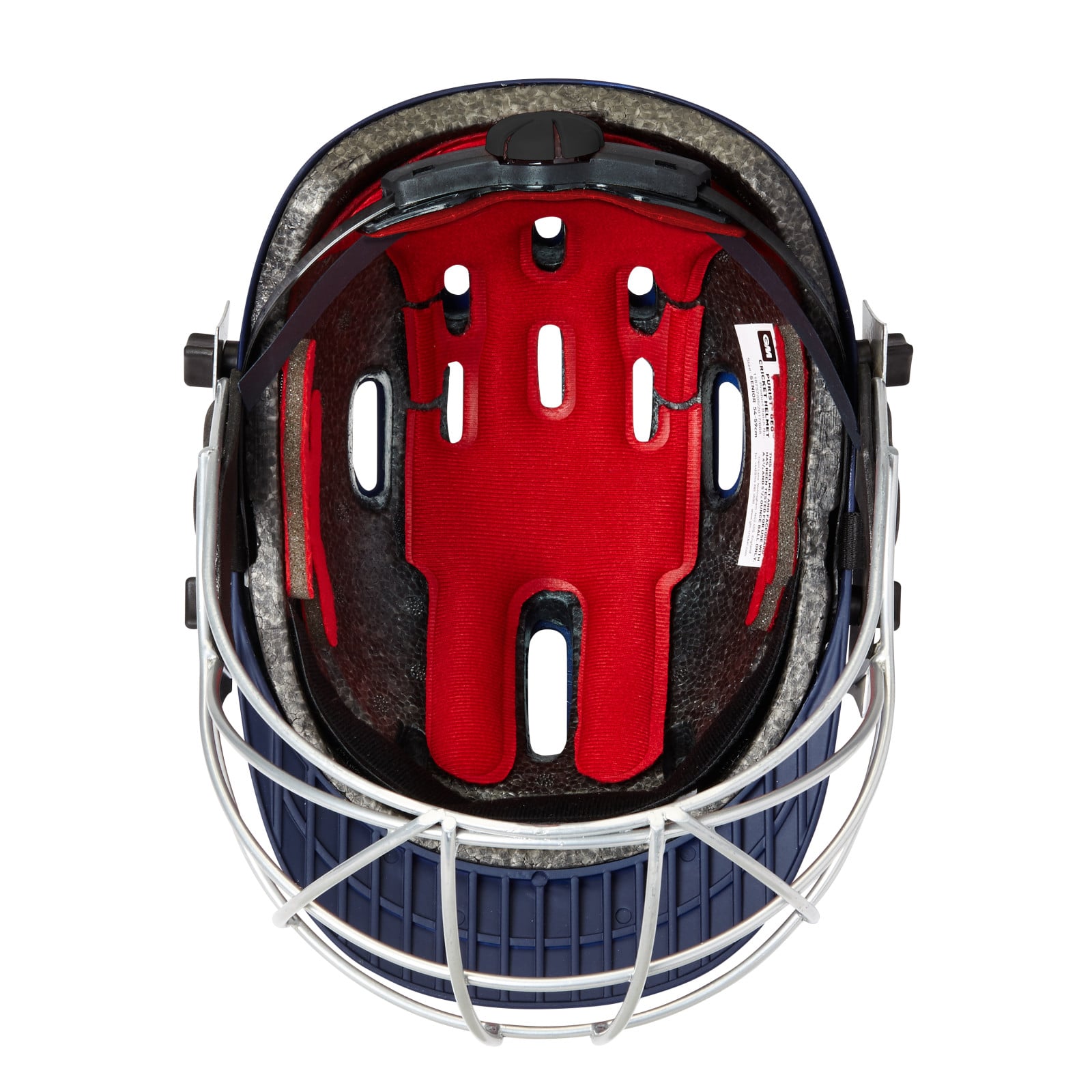 GM Purist Geo II Cricket Helmet - Navy (2023) - GM Purist Geo II Cricket Helmet - Navy (2023) - GM Purist Geo II Cricket Helmet 