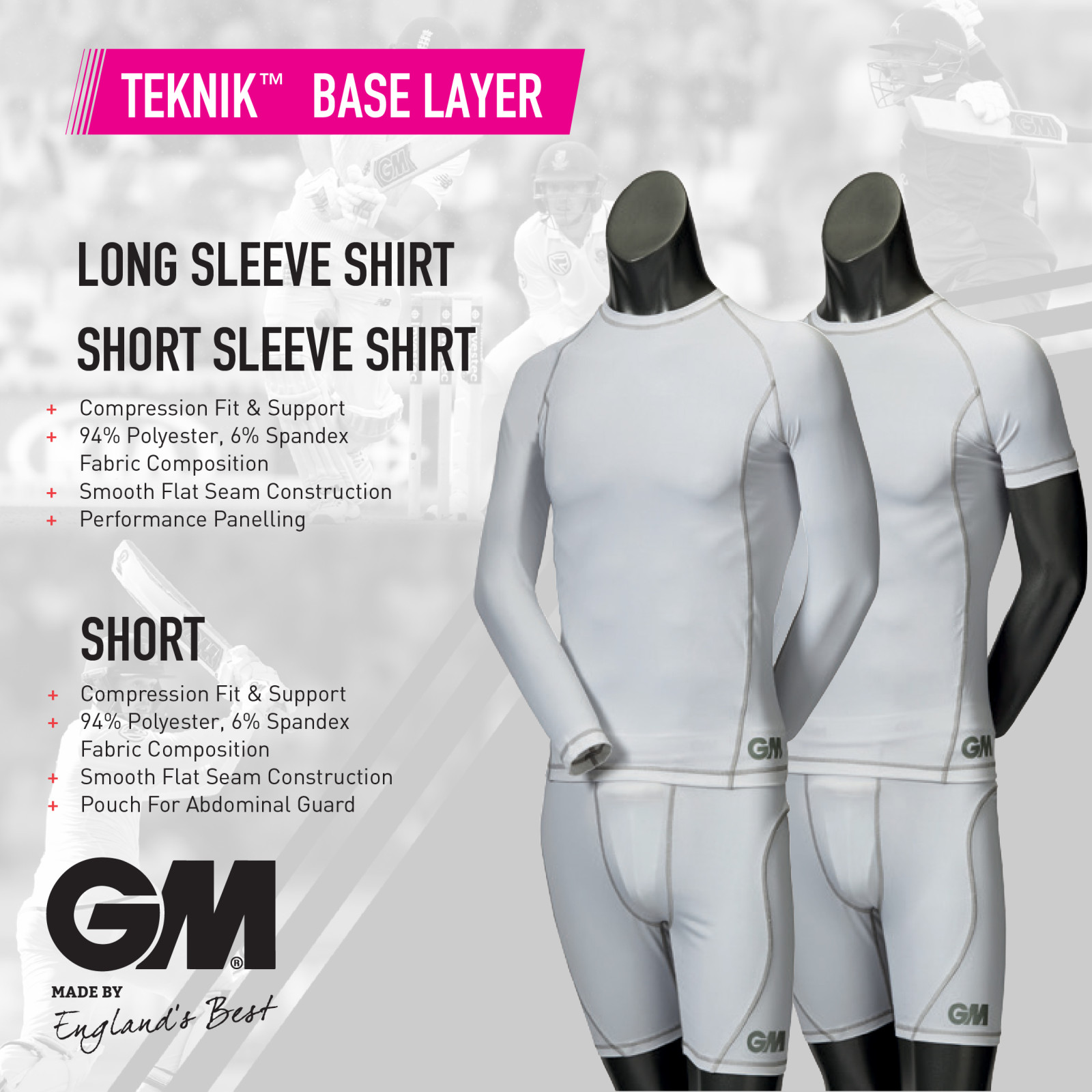 GM Short Sleeve Junior Teknik Baselayer (2022) - GM Junior Teknik ondershirt met korte mouwen (2020) - Basislagen