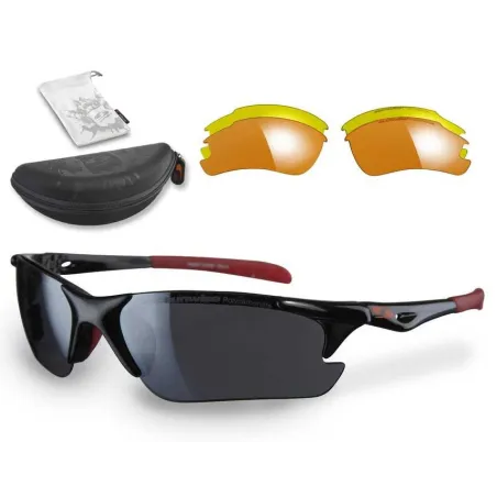Lunettes de soleil Sunwise Twister (noir) + étui GRATUIT - Des