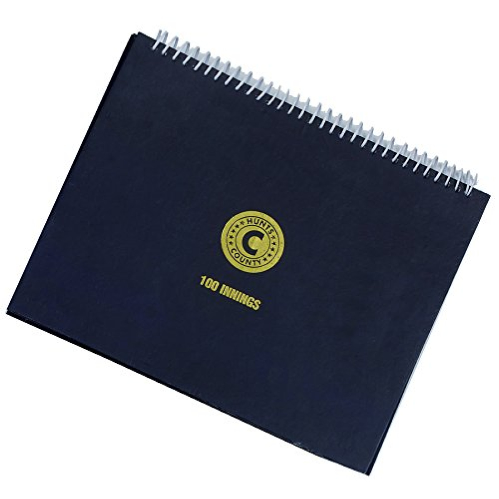 Hunts County 100 Innings Wire Bound Score Book - Livre de pointage de 100 Innings Wire Hound County - Carnets de