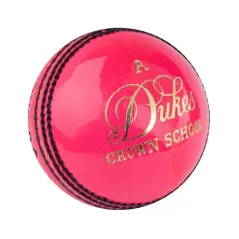 Pelota de Cricket Dukes Crown School A (naranja, rosa o blanco)