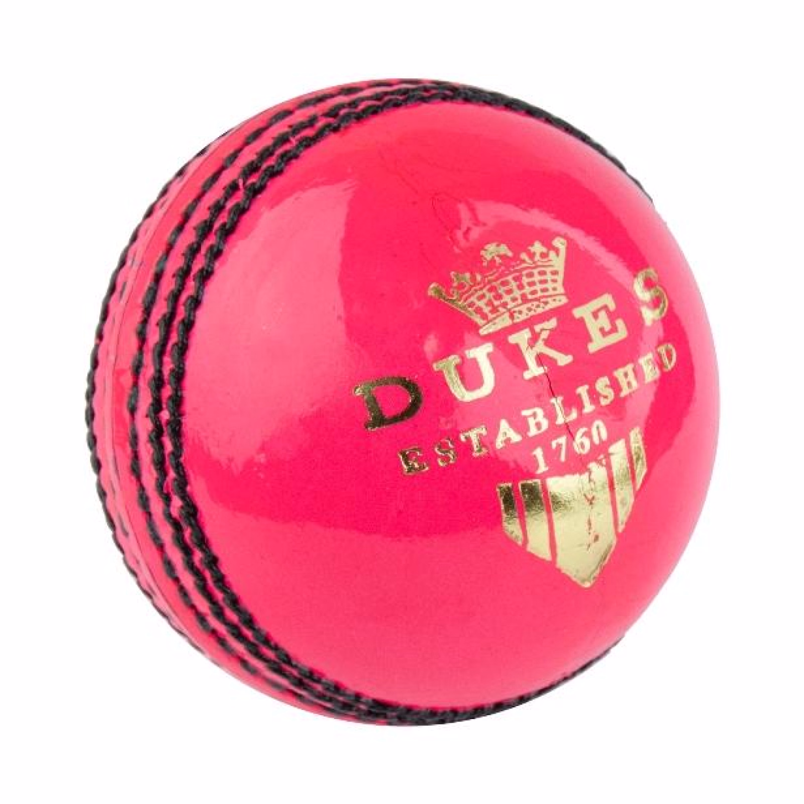 Dukes Crown School A Cricket Ball (Orange, Pink or White) - Dukes Crown School A Cricket Ball (Orange, Pink or White) - Back View