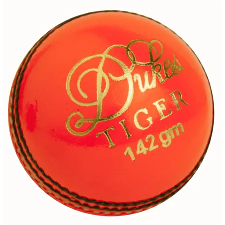 Dukes Tiger Junior Cricket Ball - Orange