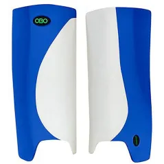 OBO Robo Hi-Rebound Legguards - White/Blue