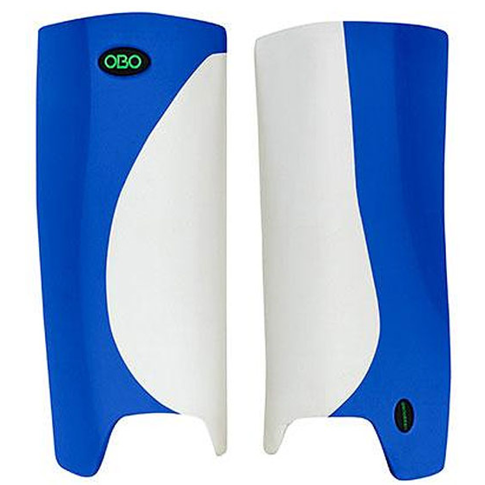 OBO Robo Hi-Rebound Legguards - White/Blue - OBO Robo Hi-Rebound Legguards - Wit / Blauw - Beenbeschermers