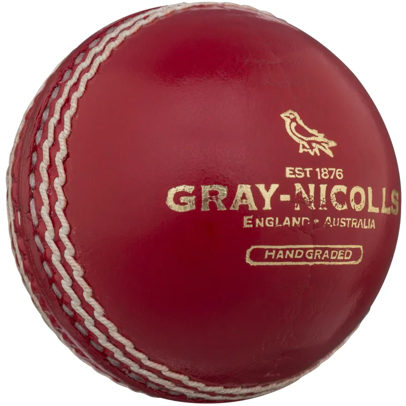 Gray Nicolls Crown 2 Star Cricket Ball - Red (2022)