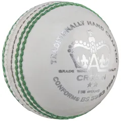 🔥 Gray Nicolls Crown 2 Star Cricket Ball - White (2023) | Next Day Delivery 🔥