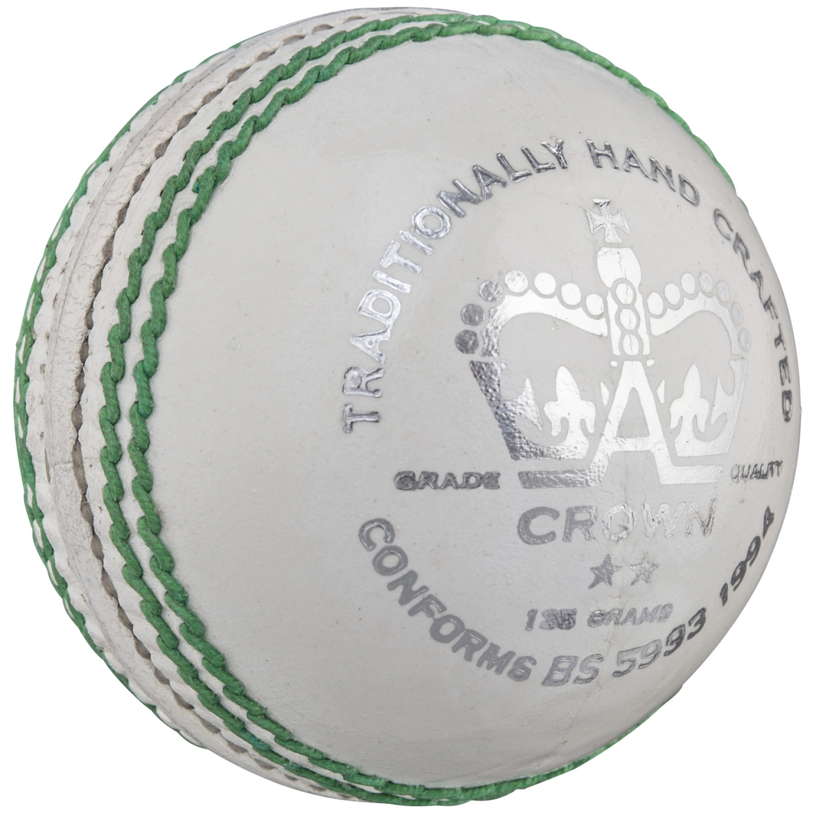 Gray-Nicolls Crown 2 Star Cricket Ball - White (2026) - Gray-Nicolls Crown 2 Star Cricket Ball - White (2026) - Gray-Nicolls Cro