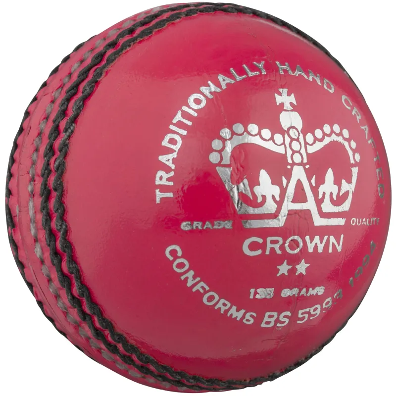 Gray Nicolls Crown 2 Star Cricket Ball - Pink (2022)