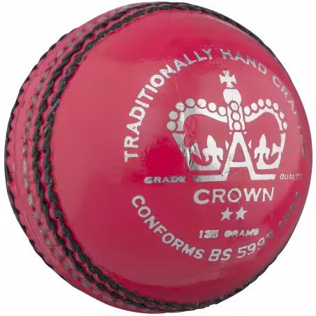 Gray-Nicolls Crown 2 Star Cricket Ball - Pink (2023) - Gray-Nicolls Crown 2 Star Cricket Ball - Pink (2023) - Gray-Nicolls Crown