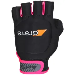 🔥 Grays Touch Hockey Glove - Black/Fluo Pink (2023/24) | Next Day Delivery 🔥