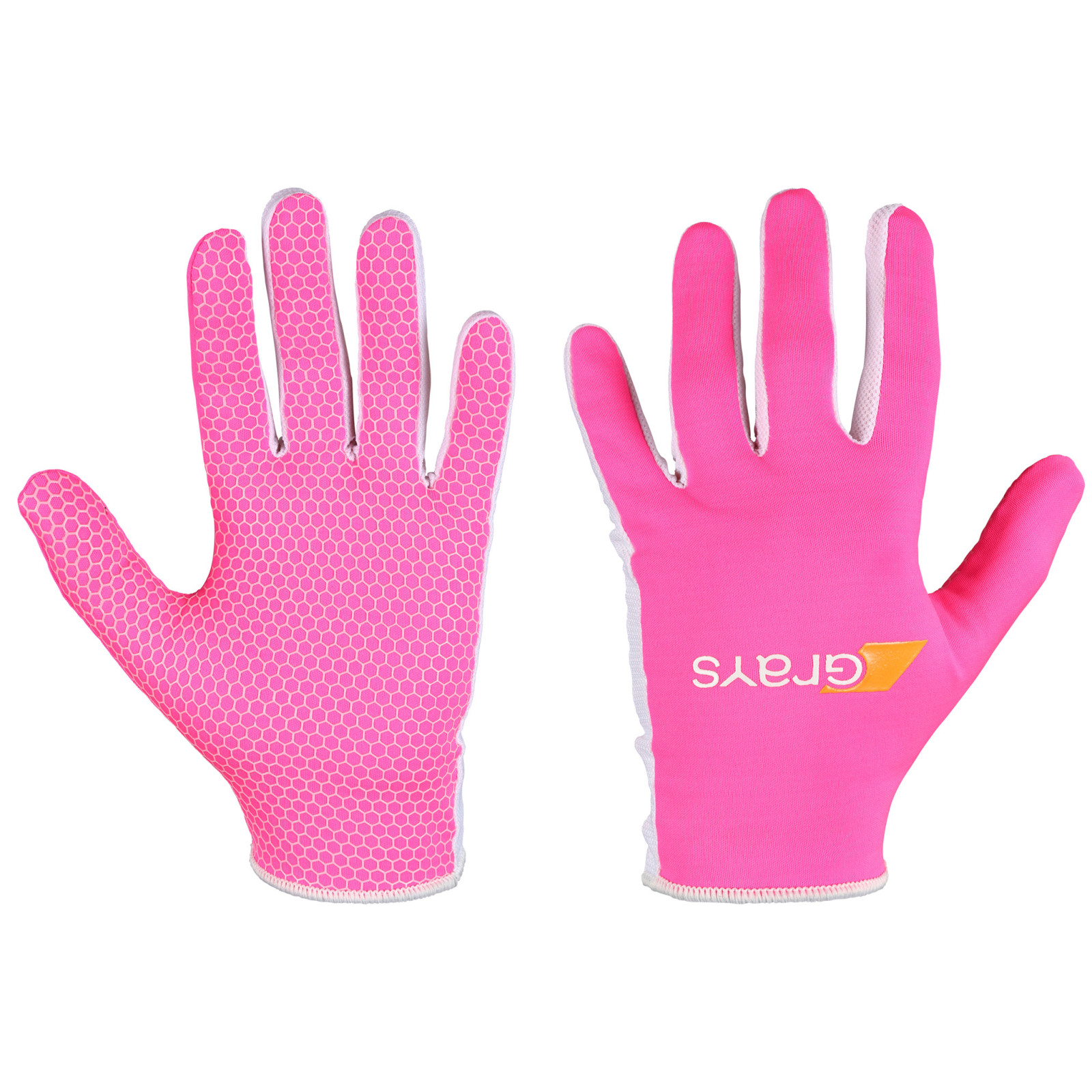 Guantes de hockey Grays Skinful - Rosa flúor/Blanco (2019/20) - Guantes de hockey Grays Skinful - Rosa flúor/Blanco (2019/20) - 