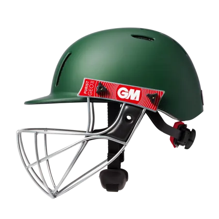 GM Purist Geo II Cricket Helmet - Green (2026) - GM Purist Geo II Cricket Helmet - Green (2026) - GM Purist Geo II Cricket Helme