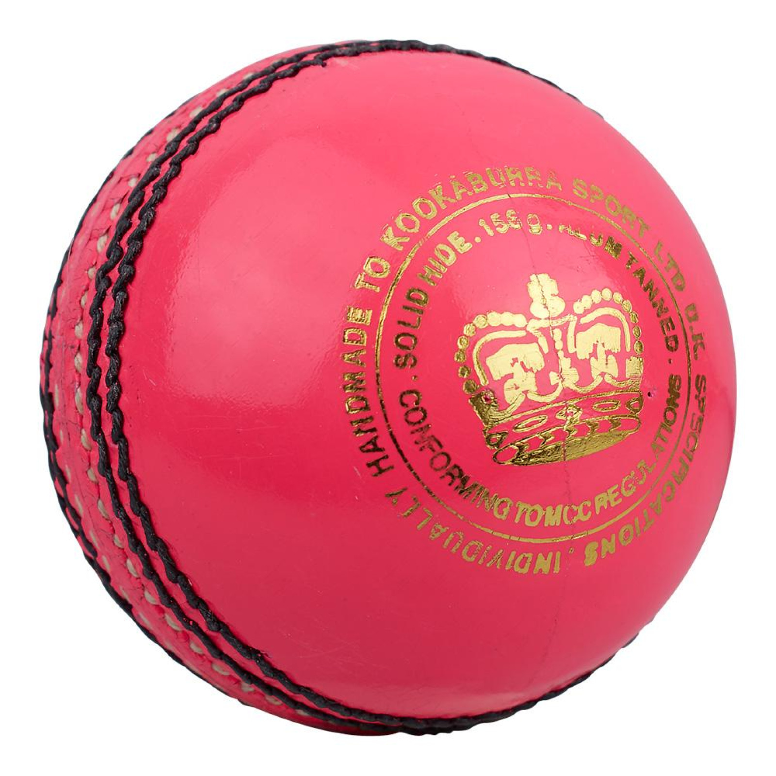Kookaburra County Match Cricket Ball - Pink (2023) - Kookaburra County Match Cricket Ball - Pink (2023) - Kookaburra County Matc