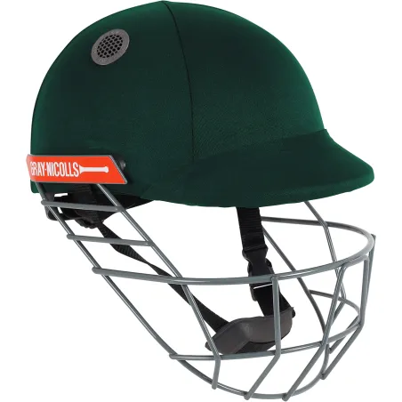 Grijze Nicolls Atomic Cricket-helm - Groen (2020) - Grijze