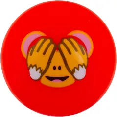 Acheter Ballon de hockey Emoji gris - See No Monkey