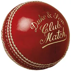 Kopen Dukes Club Match Cricket Ball - Rood