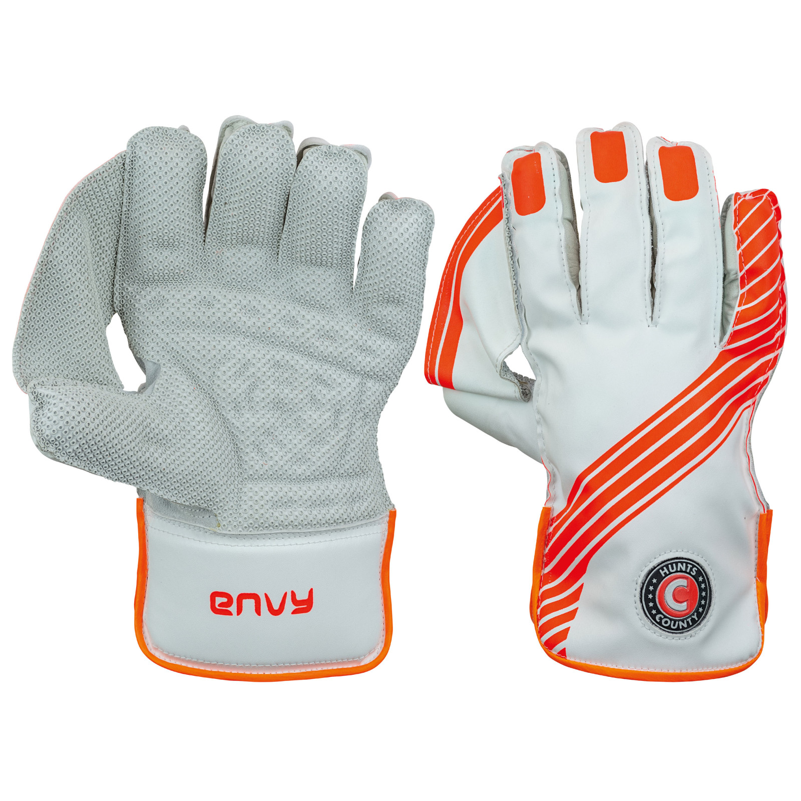 Hunts County Envy Junior Wicket Keeping Gloves (2024) - Guantes de mantenimiento de wicket junior de Hunts County Envy