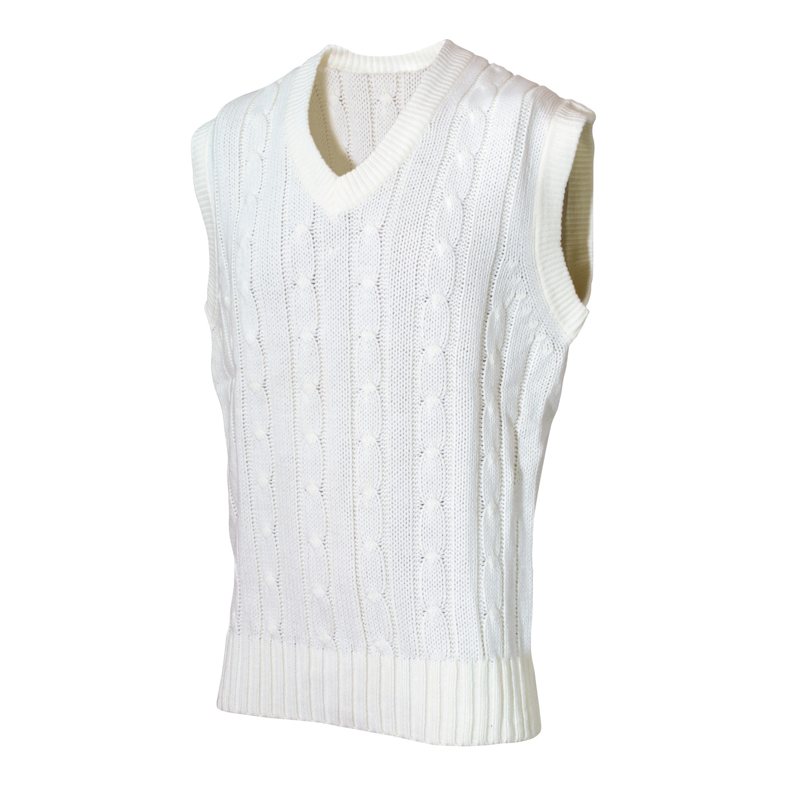 Hunts County Sleeveless Cricket Slipover - Plain - Hunts County Cricket Slipover - Effen - Cricket Jumpers