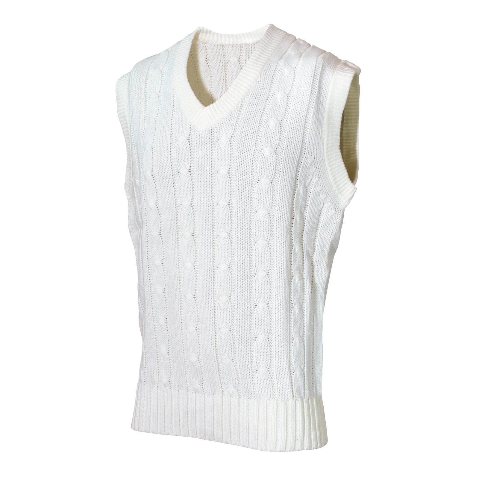 Hunts County Sleeveless Cricket Slipover - Plain - Hunts County Cricket Slipover - Plain - Cavaliers de cricket