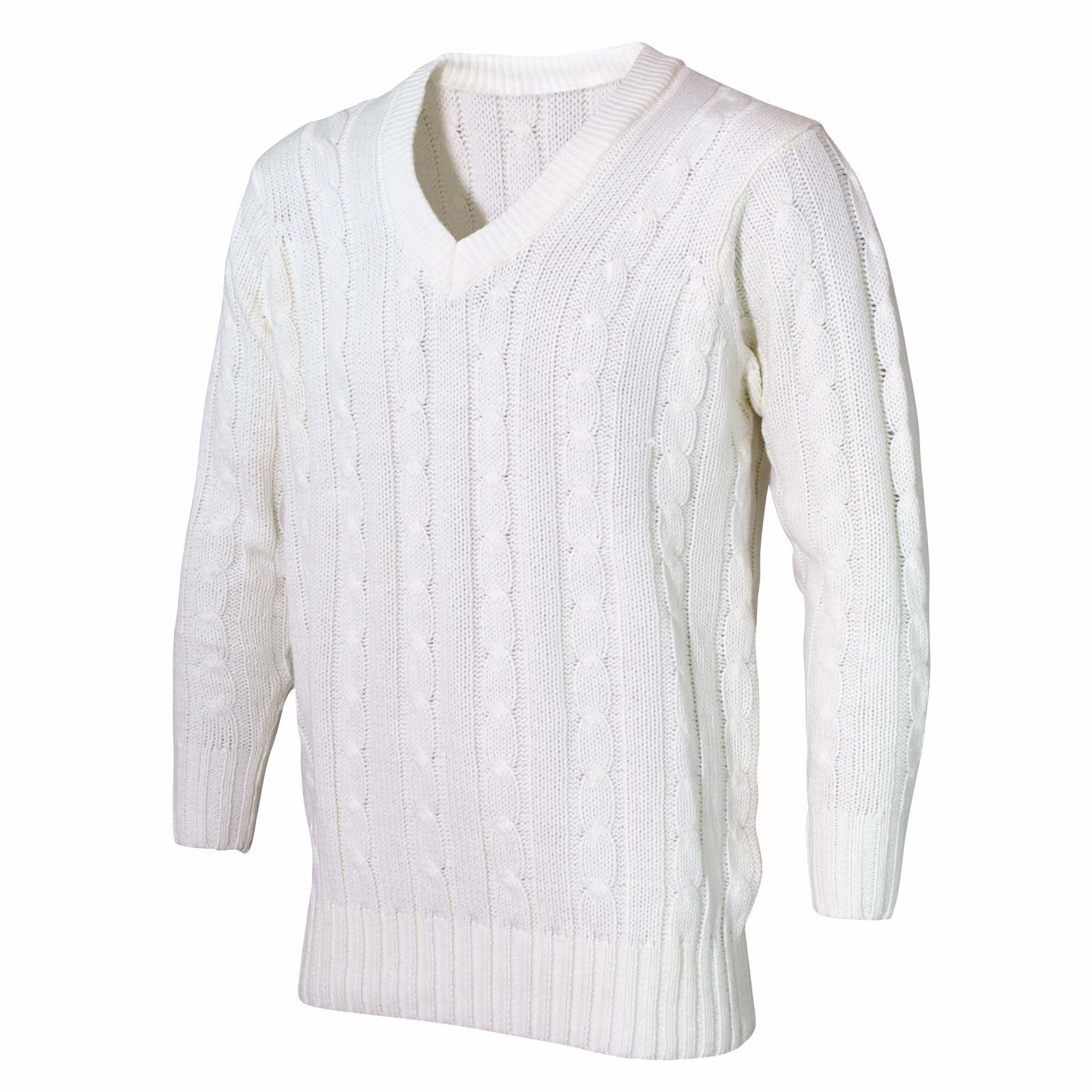 Hunts County Long Sleeve Junior Cricket Sweater - Plain