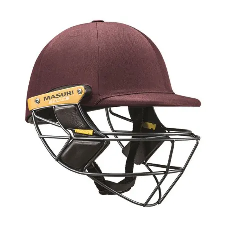 Masuri E Line Titanium Cricket Helmet - Maroon