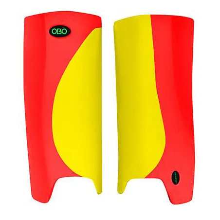 OBO Robo Hi-Rebound Legguards - Yellow/Red
