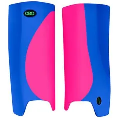 OBO Robo Hi-Rebound Legguards - roze / blauw - Beenbeschermers