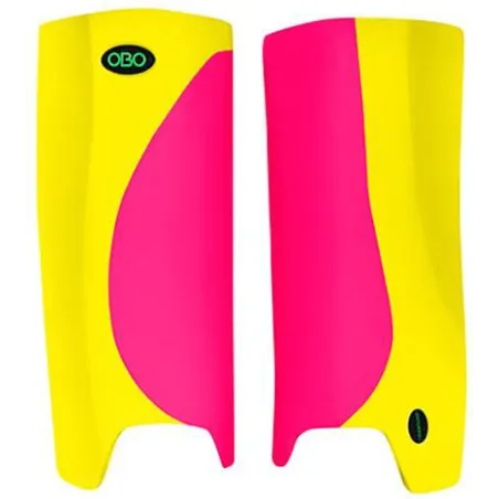 OBO Robo Hi-Rebound Legguards - Pink/Yellow