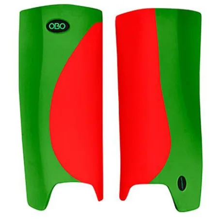OBO Robo Hi-Rebound Legguards - Rood / Groen - Beenbeschermers
