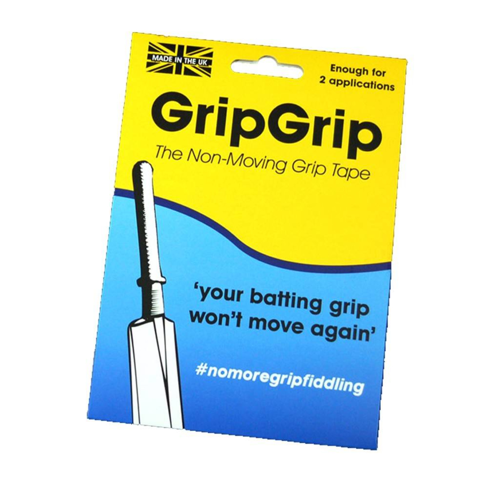 GripGrip Non-Moving Grip Tape Strips (for Cricket Bats) - GripGrip Niet-bewegende Grip Tape Strips (voor Cricket Bats) -