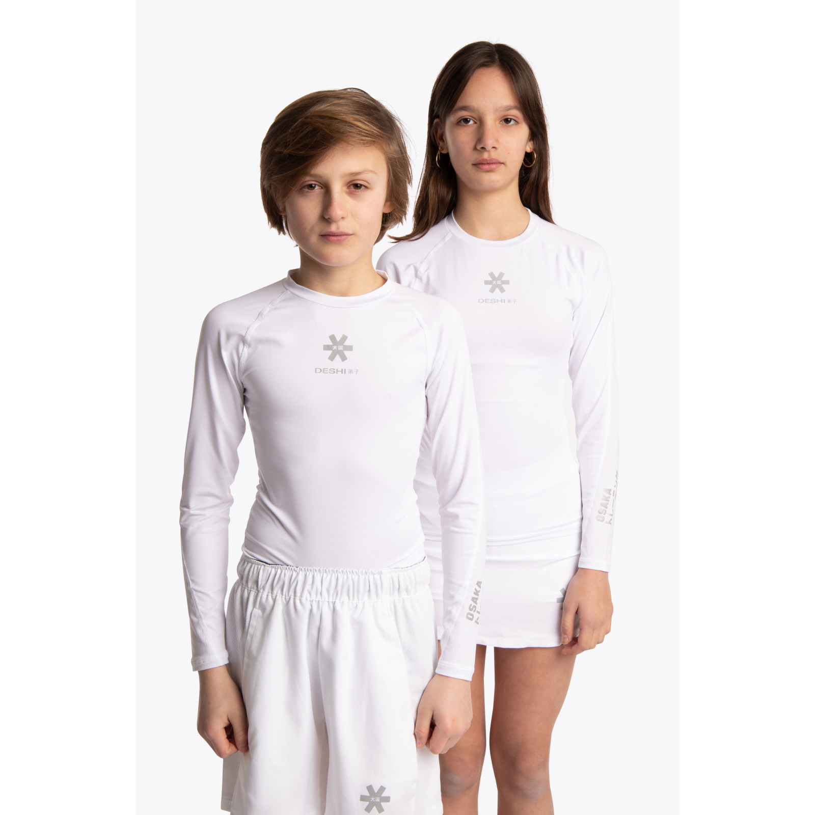 Osaka Deshi Junior Baselayer Top - White (2023/24) - Osaka Deshi Junior Baselayer Top - White (2023/24) - Osaka Deshi Junior Bas