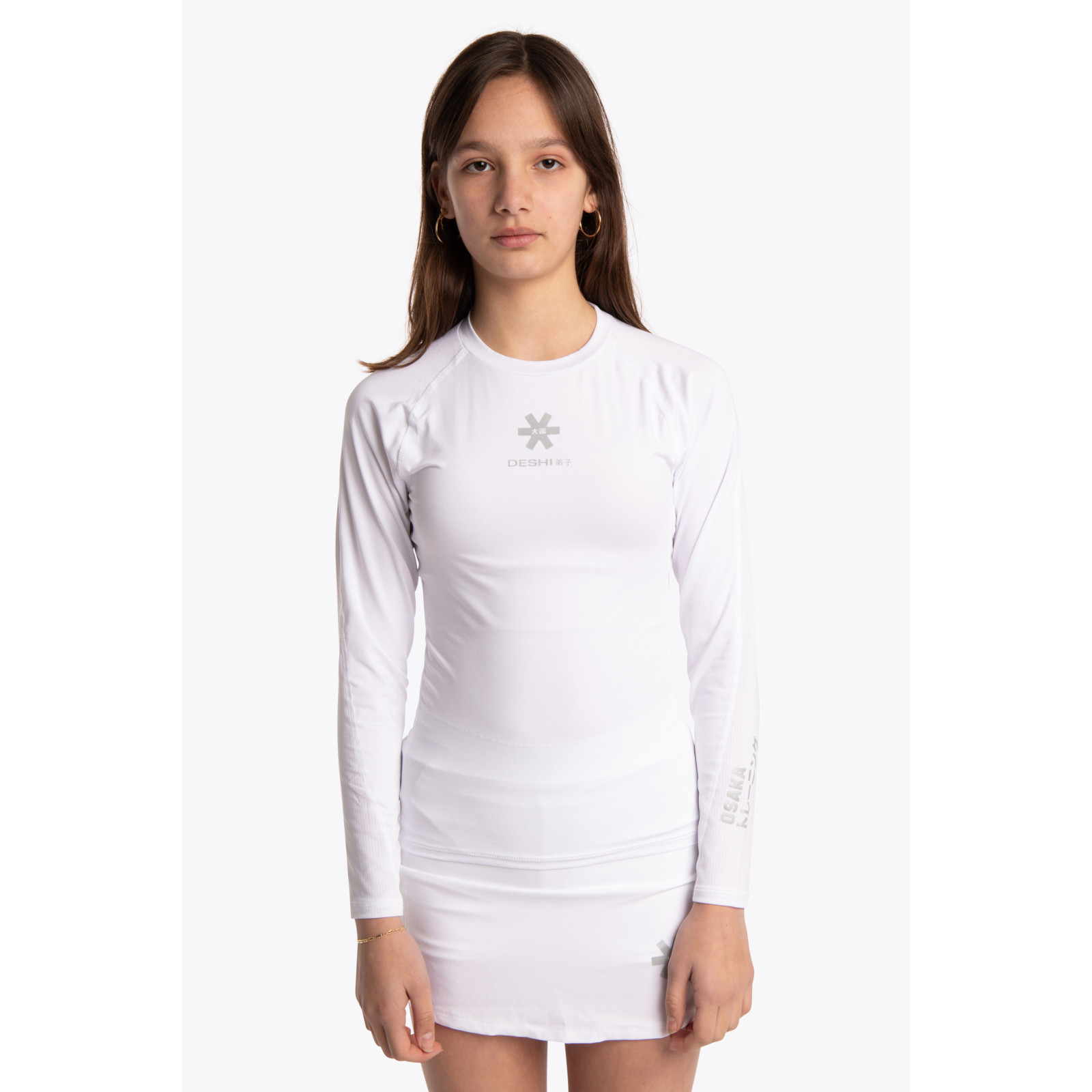 Osaka Deshi Junior Baselayer Top - White (2023/24) - Osaka Deshi Junior Baselayer Top - White (2023/24) - Osaka Deshi Junior Bas