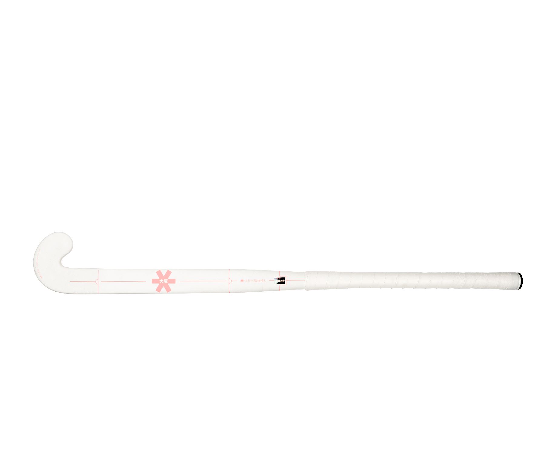 Osaka Vision GF Grow Bow White Hockey Stick White 2020/21 - 34 inch Superlight 