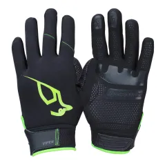 🔥 Kookaburra Viper Gloves - Black - Pair (2023/24) | Next Day Delivery 🔥