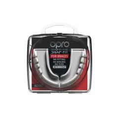 OPRO Snap-fit Zahnspangen-Mundschutz - Weiß