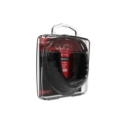 OPRO Snap-fit Braces Mouthguard - Jet Black - Detail