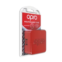 OPRO Self-Fit GEN4 Anti-Microbial Mouthguard Case - Red - Detail
