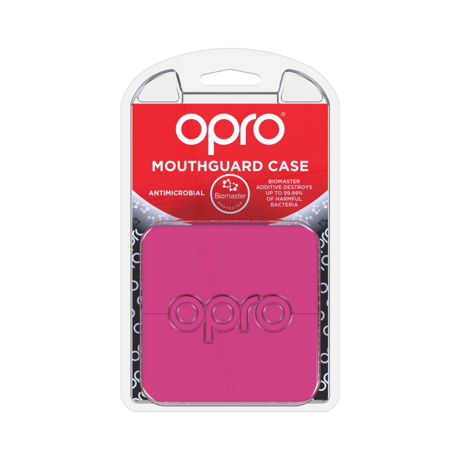 OPRO Self-Fit GEN4 Anti-Microbial Mouthguard Case - Pink - Side View