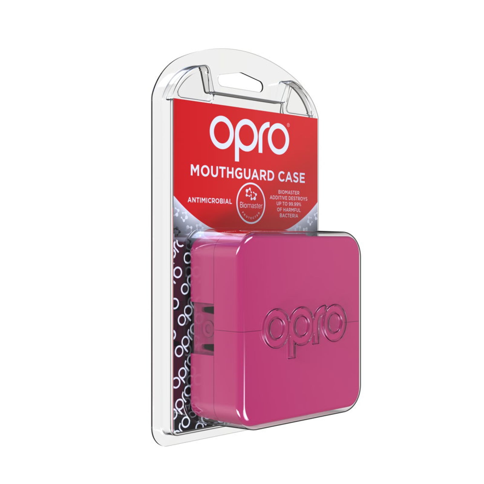 OPRO Self-Fit GEN4 Anti-Microbial Mouthguard Case - Pink - Detail
